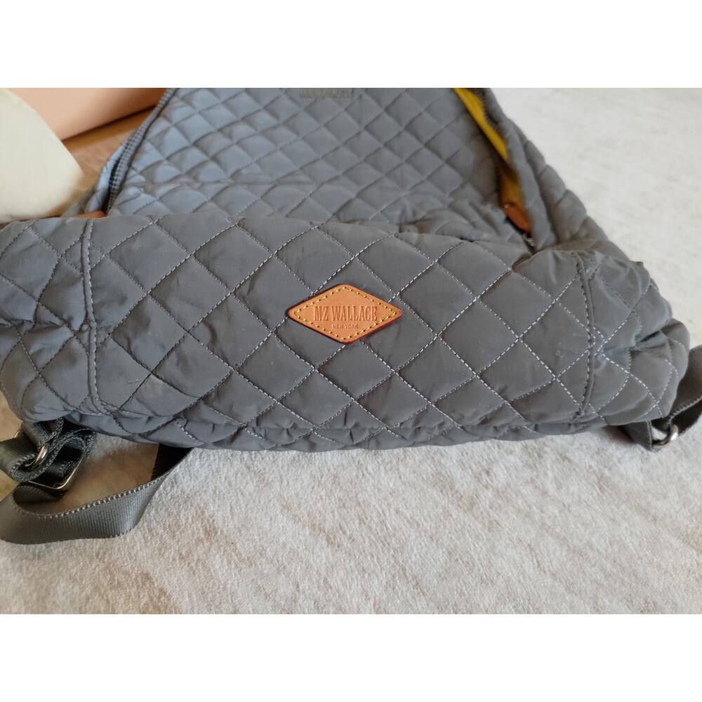 MZ Wallace Gray Reflective Backpack - Picture 4 of 8
